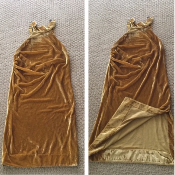 🆕Free People Tongue Tied Velvet Midi Dress. NWT - Picture 6 of 6